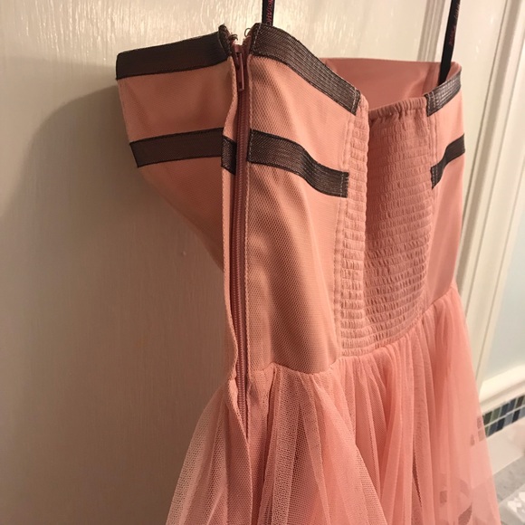 BARBIE 👛🩷🎀 pink dress w/ Black piping - Picture 3 of 4